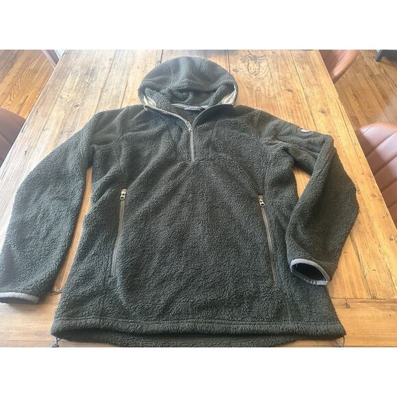 Kuhl Sweaters - Kuhl Women’s Size Medium Fleece Quarter 1/4 Zip Pullover Sweater Hooded Flight